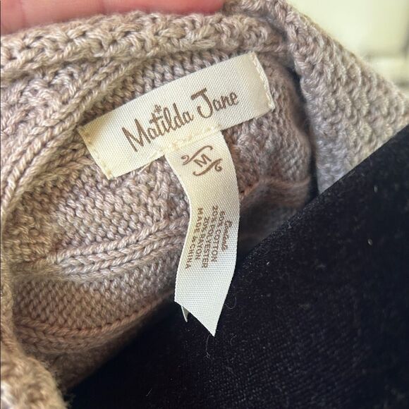 Matilda Jane Cozy Knit Vest Medium D - Picture 2 of 9